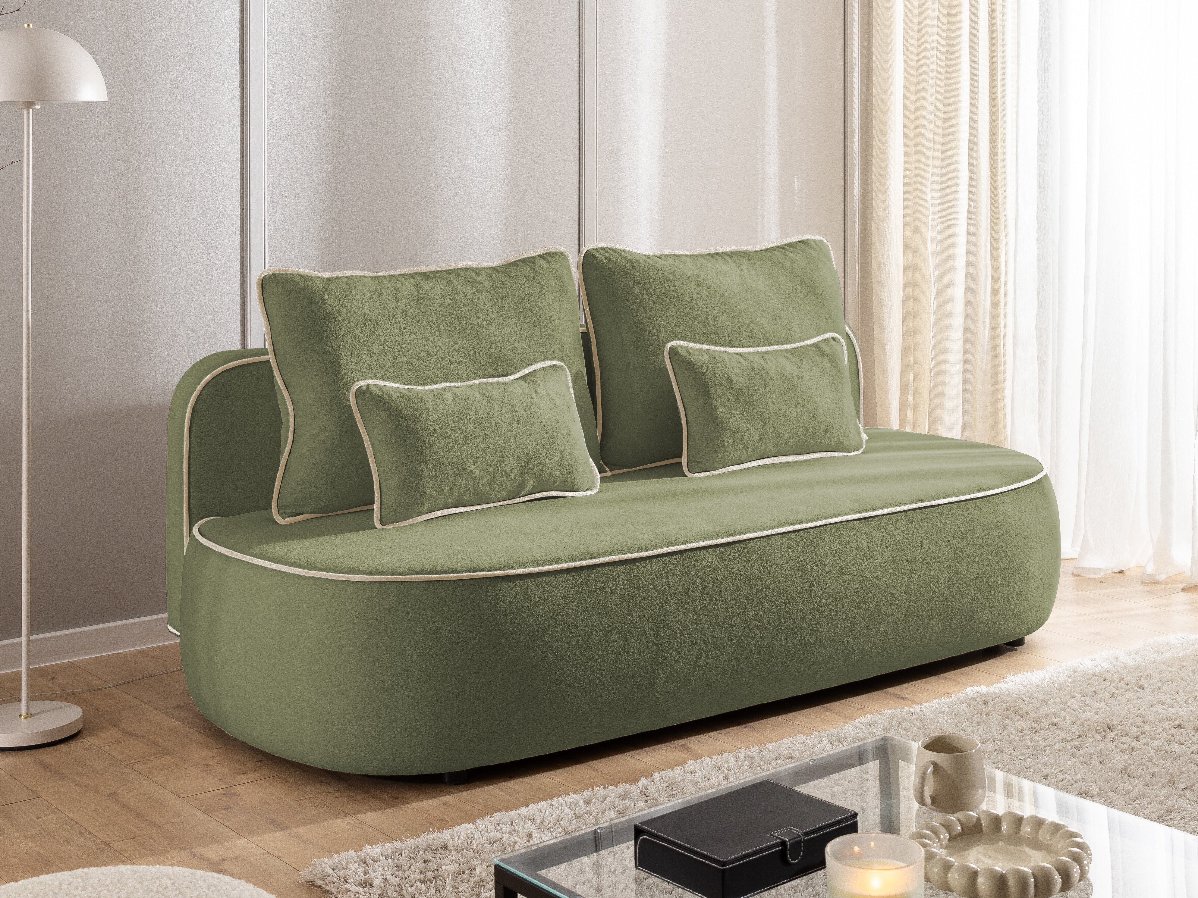 Canapé convertible Rocklin 243 (Doux 12 + Doux 02)
