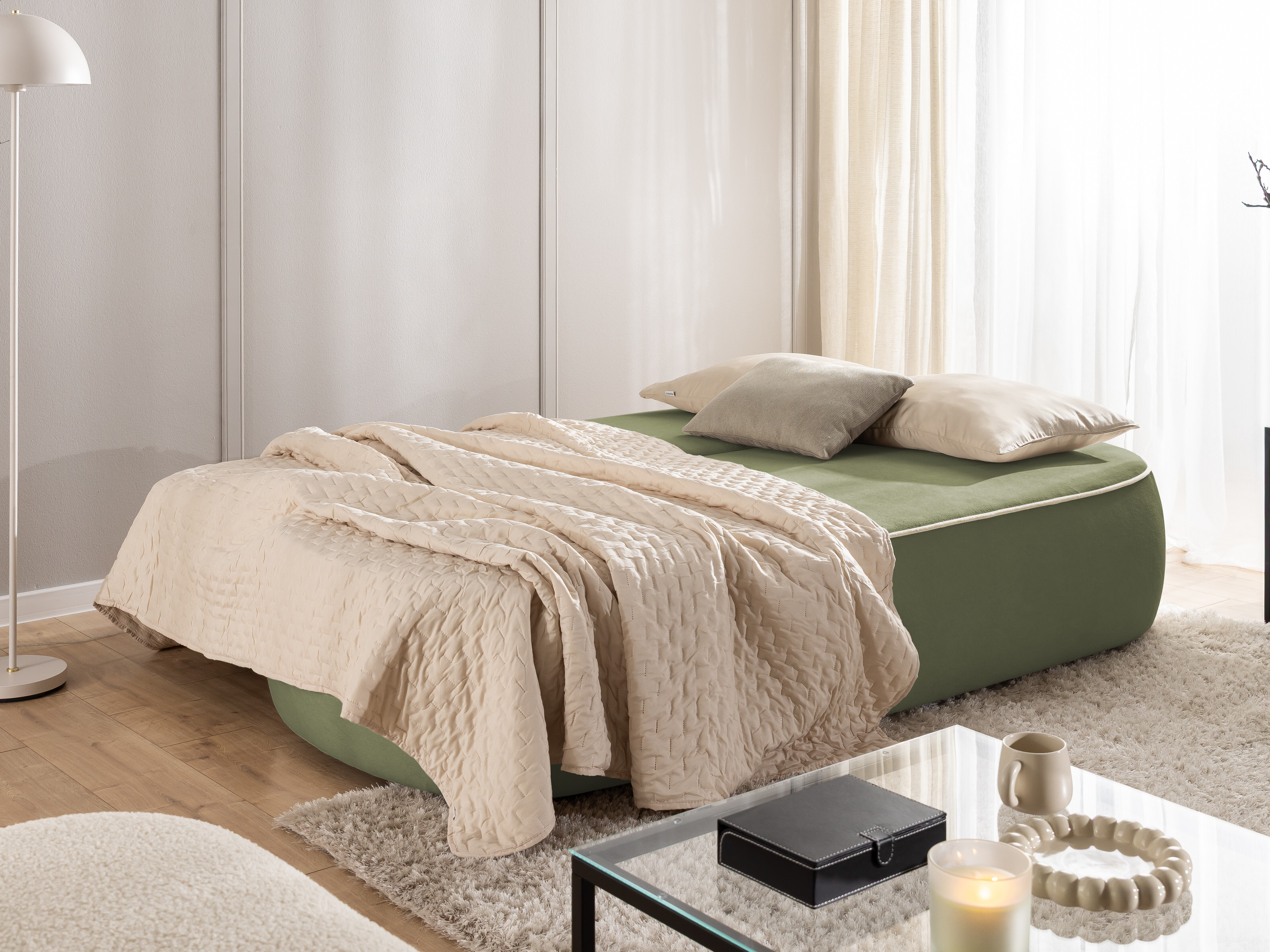 Canapé convertible Rocklin 243 (Doux 12 + Doux 02)