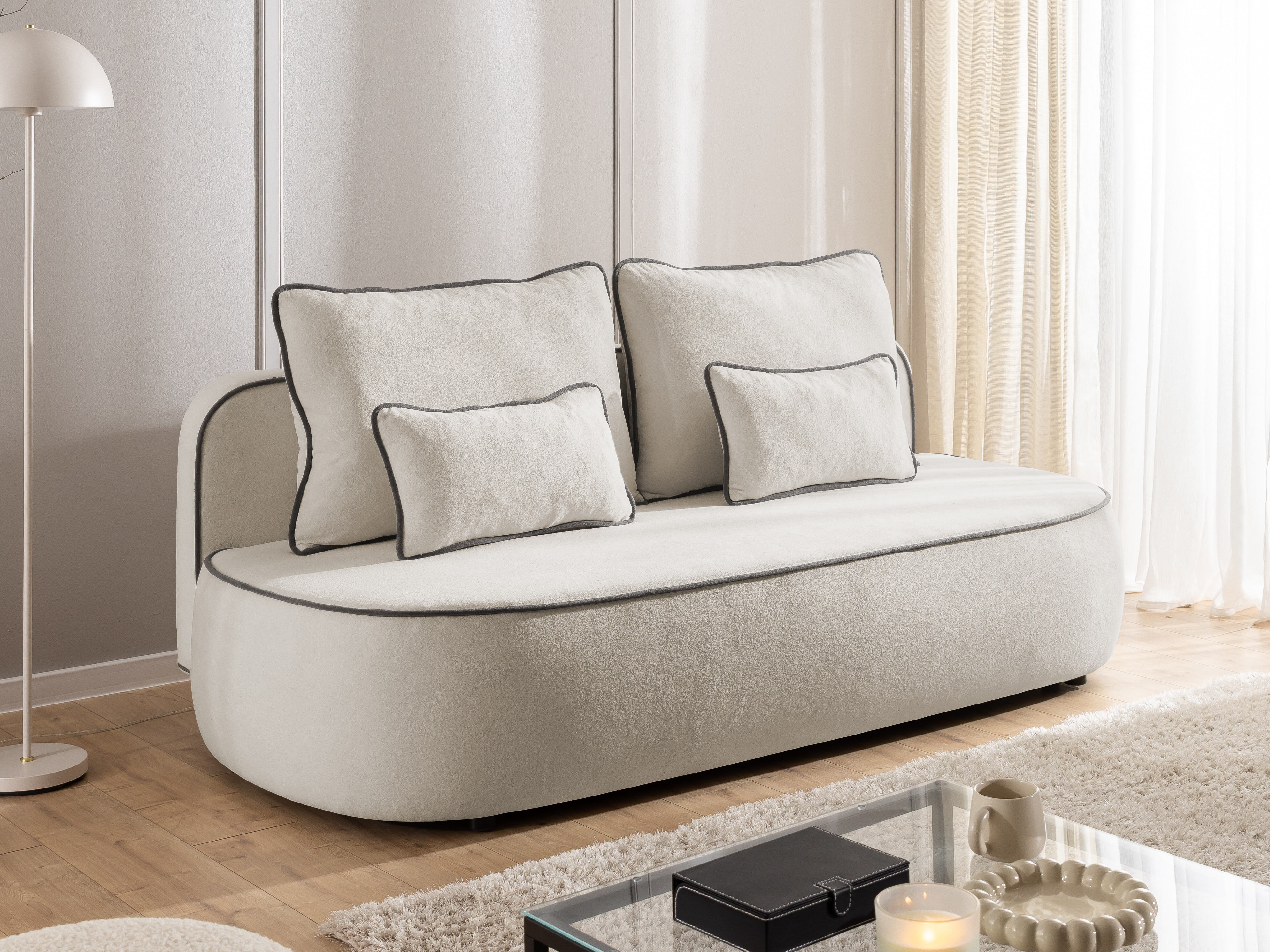 Canapé convertible Rocklin 243 (Doux 19 + Doux 21)