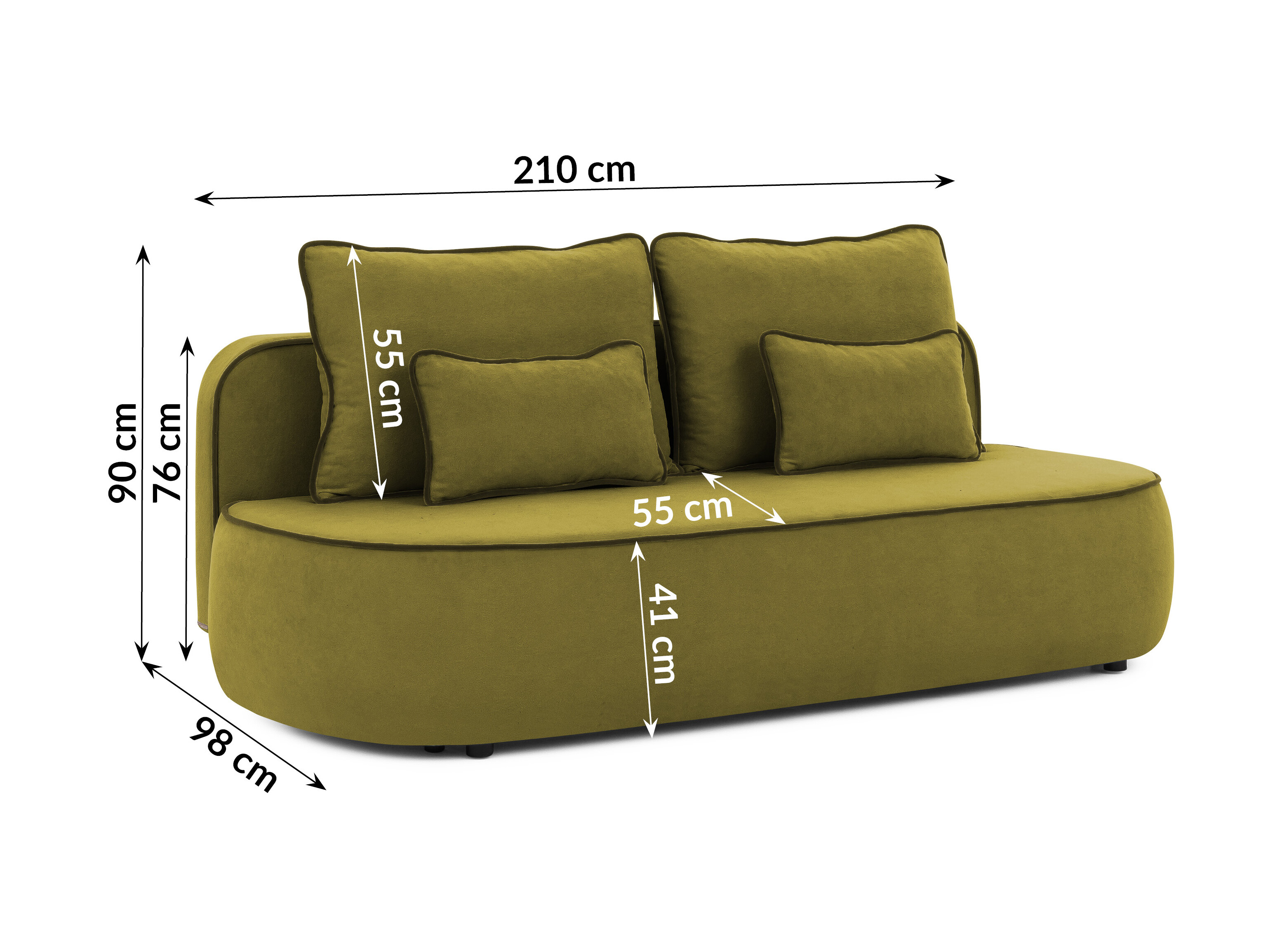 Canapé convertible Rocklin 243 (Soft 10 + Soft 11)