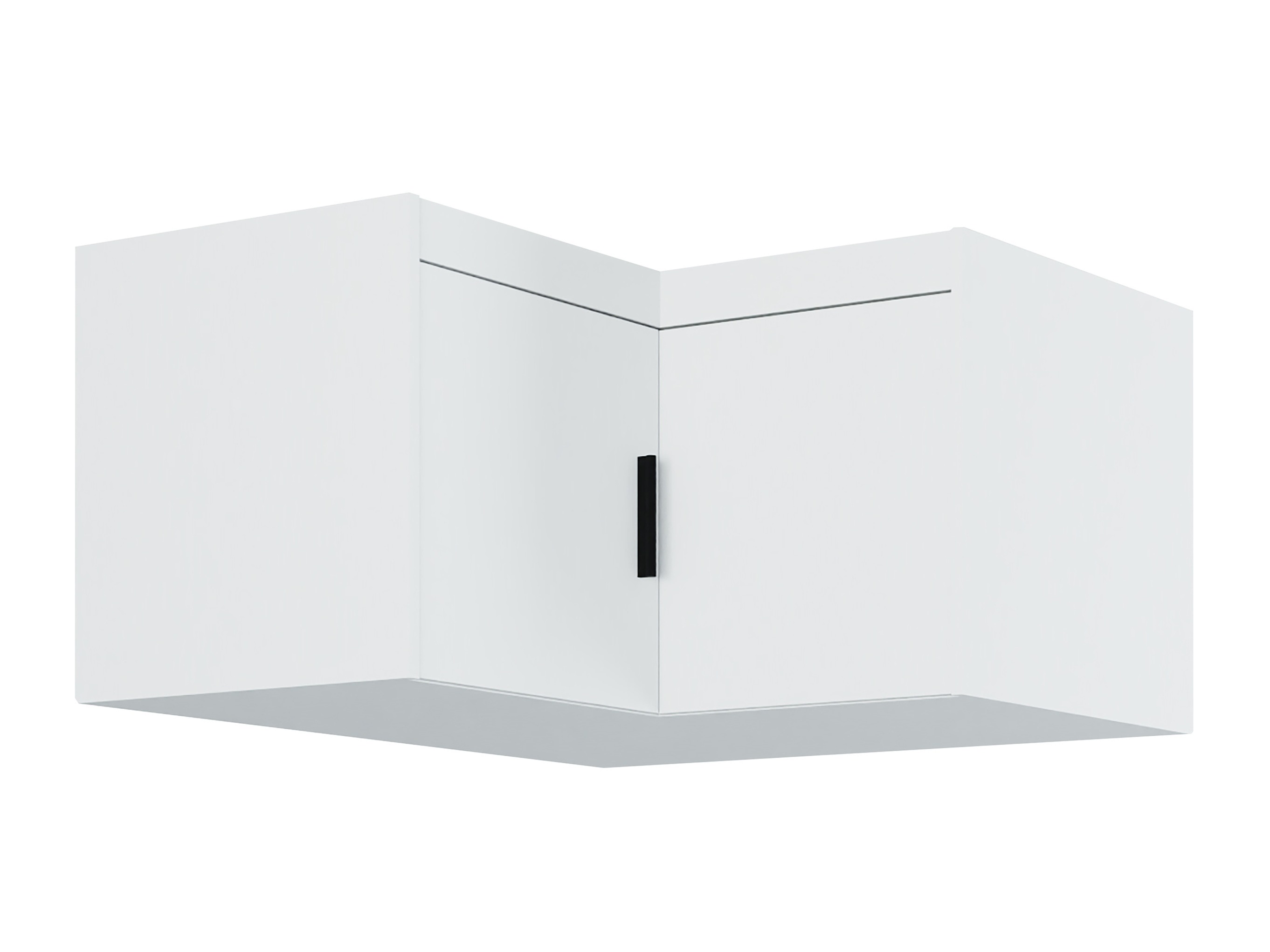 Armoire d'angle Novduni 118 (Blanc)