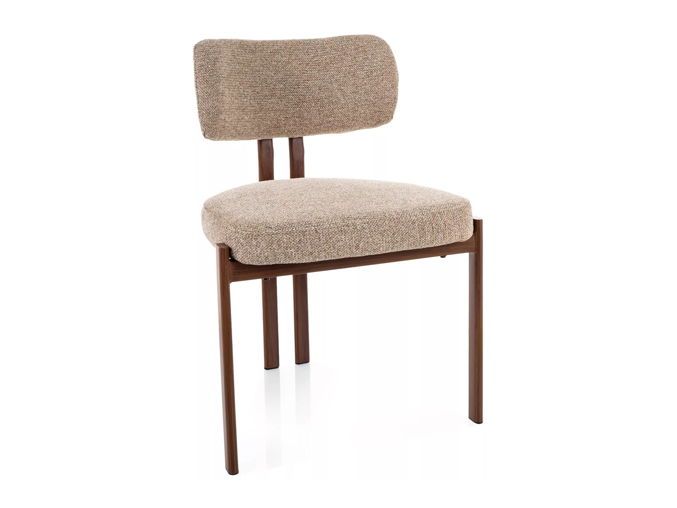 Chaise Detroit 1074 (Beige + Noyer)
