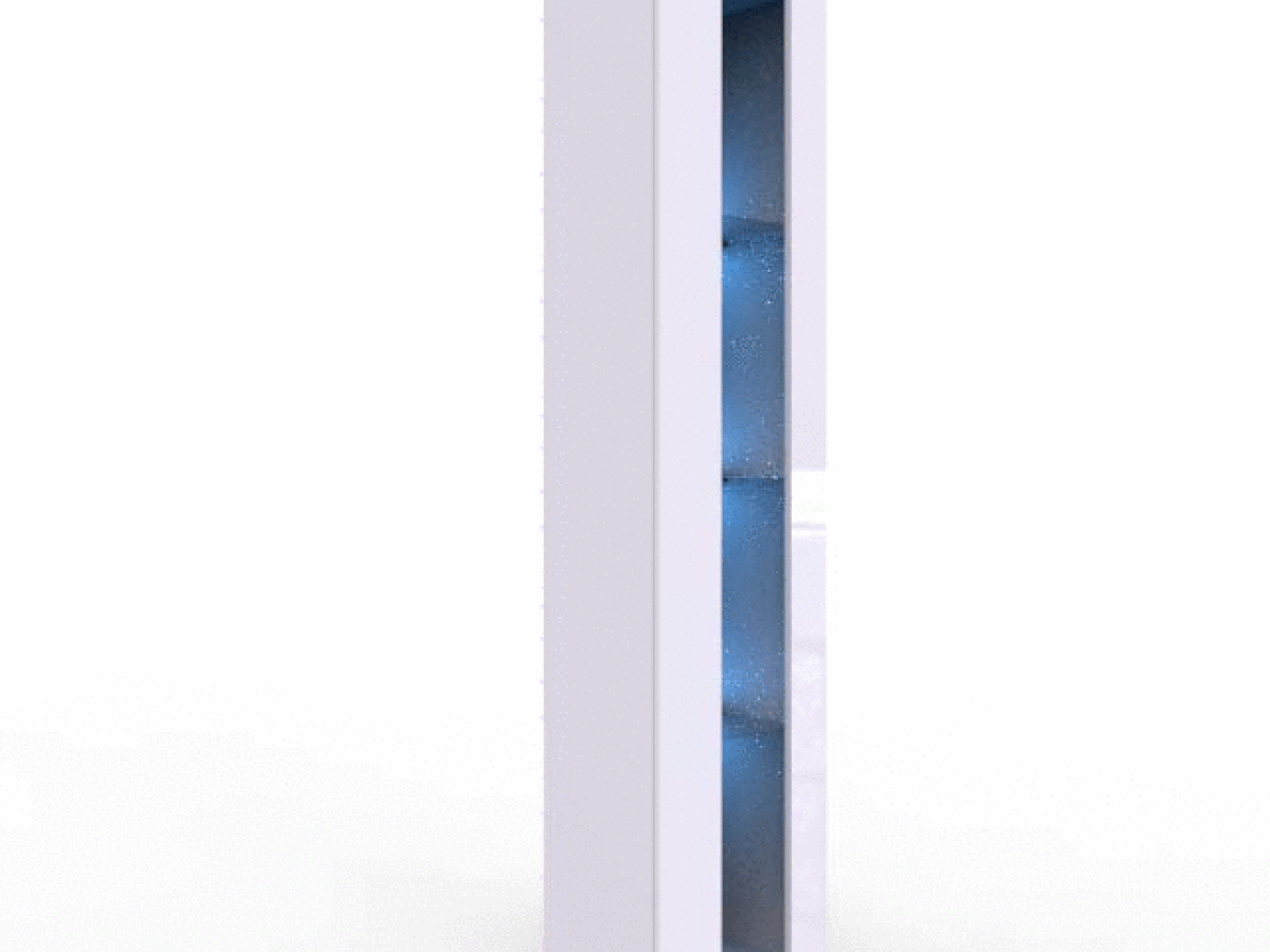 Ensemble de salon Venenou 115 (Blanc + Blanc brillant)